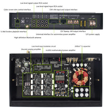 Cargar imagen en el visor de la galería, Sennuopu HIFI X12 Car DSP Amplifier 8 CH AMP with 10 CH Digital Signal Processor