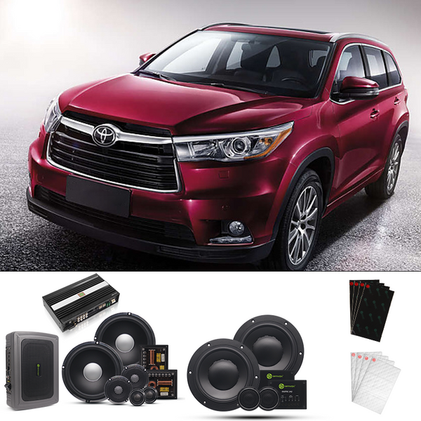 How to design car audio system for Highlander of Toyota