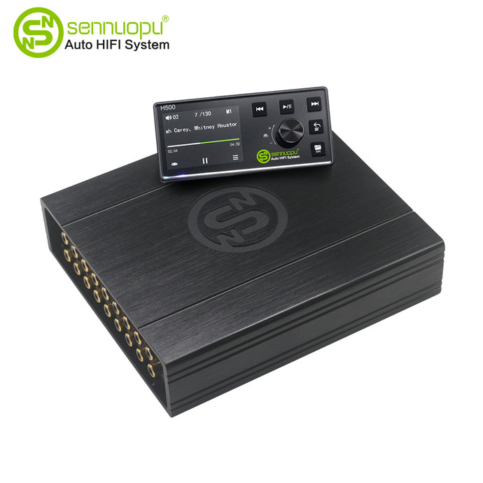 Sennuopu DS-M12 12 Channel Digital Sound Processor with 8 Channel Amplifier