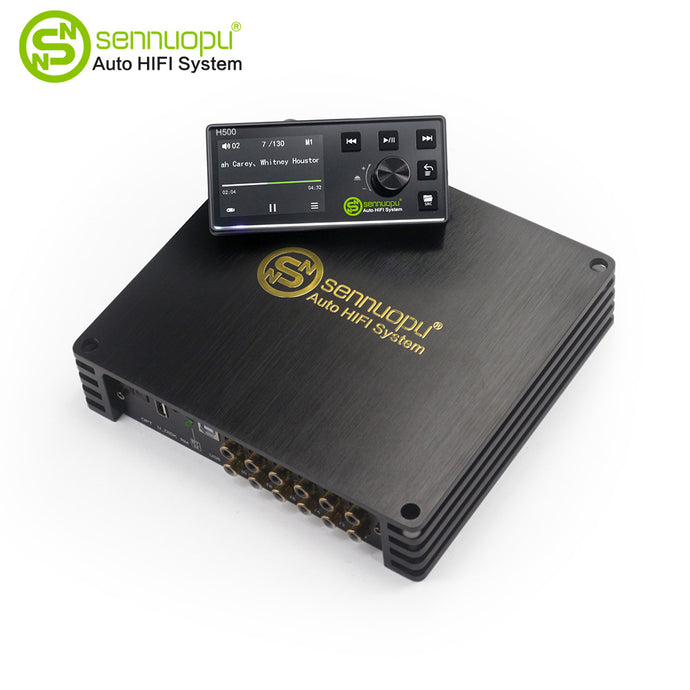 Sennuopu DS-M10Pro Car Audio 8 CH Amplifier with 10 CH DSP Processor