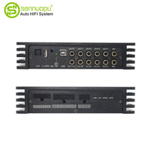 Cargar imagen en el visor de la galería, Sennuopu HIFI-K10 Car Audio 8 CH Amplifier with 10 CH DSP Processor
