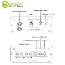 Load image into Gallery viewer, Sennuopu K400.2D Car amplifiers Digital full range D
