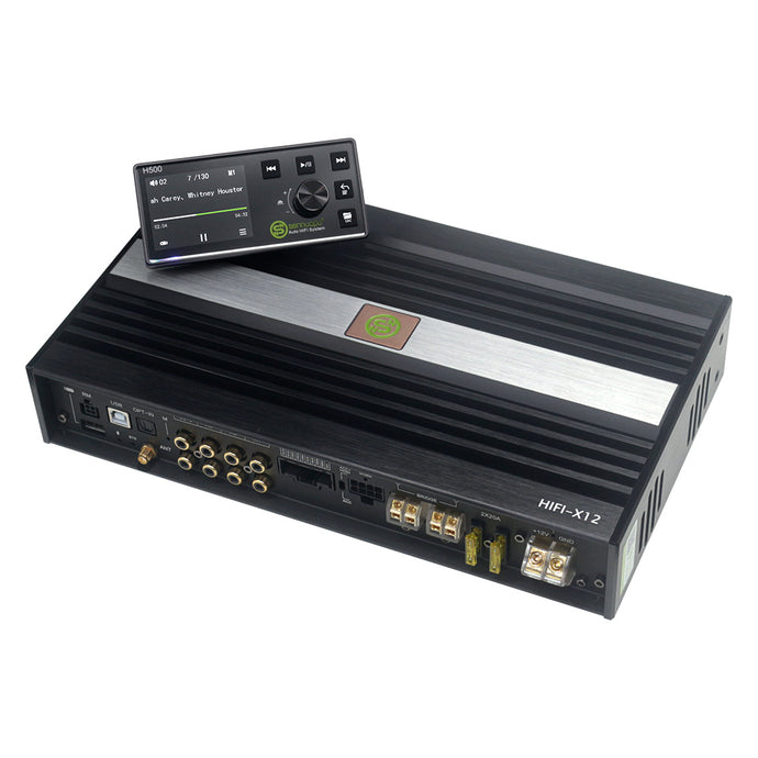 Sennuopu HIFI X12 Car DSP Amplifier 8 CH AMP with 10 CH Digital Signal  Processor