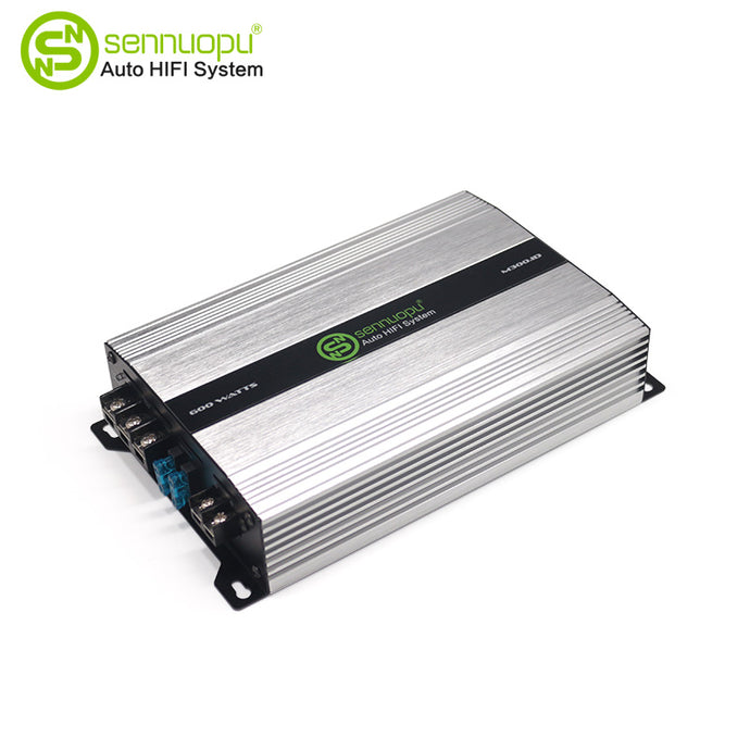 Sennuopu M300.1D Monoblock Amplifier Car Sound Amplifier Class D Subwoofer Audio Processors for Car 300W