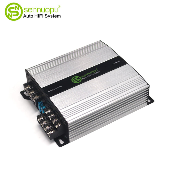 Sennuopu M70.4 Mini Power Automotive Audio Woofer Amp Car Sound Amplifier 2Ch 12V Box 4 Channel Stereo Class D Amplifier for Car