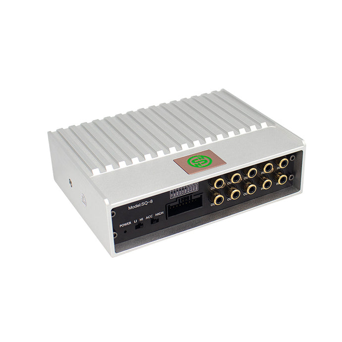 Sennuopu Car DSP Amplifier 4 Channels AMP 6 CH Digital Processor by APP Tuning-SQ8 Silve