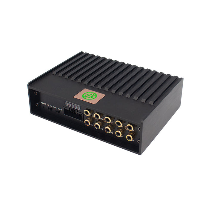 Sennuopu Car DSP Amplifier 6 Channel Digital Sound Processor with  4 Channel Amplifier --SQ8 Black