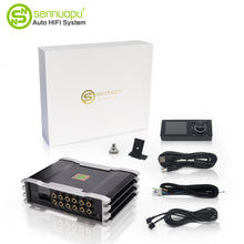 이미지를 갤러리 뷰어에 로드 , Sennuopu Car DSP Processor 4 Ch AMP 8 CH Digital Sound Processors with LCD Remote Controller DP X10B Plus
