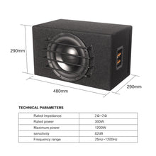 Load image into Gallery viewer, Sennuopu Trunk Subwoofer Car High-power Ultra-heavy Pure Bass 10-inch Car Audio Modification
